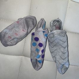 Worn out sock bundle