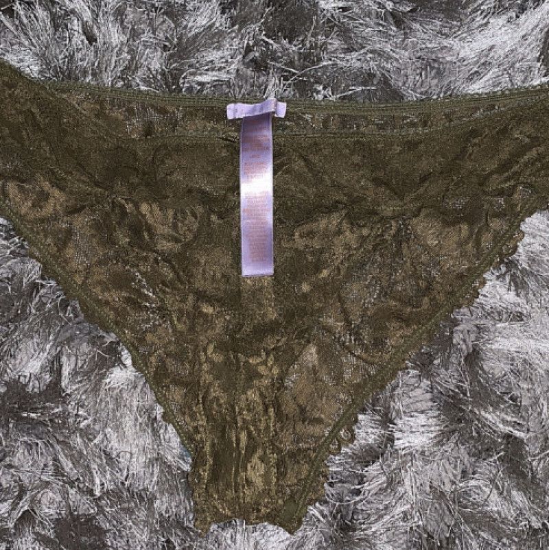 Cheeky Olive Green Lace Panties