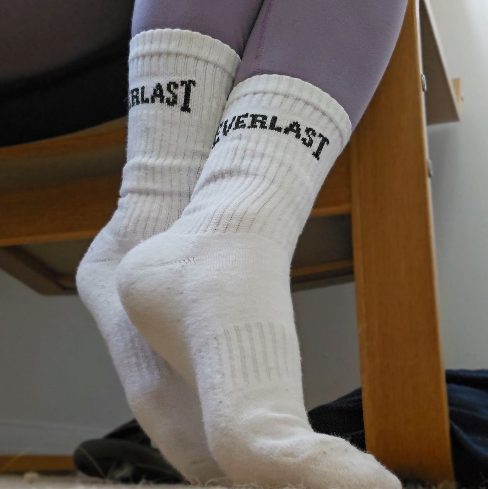 White Everlast Socks