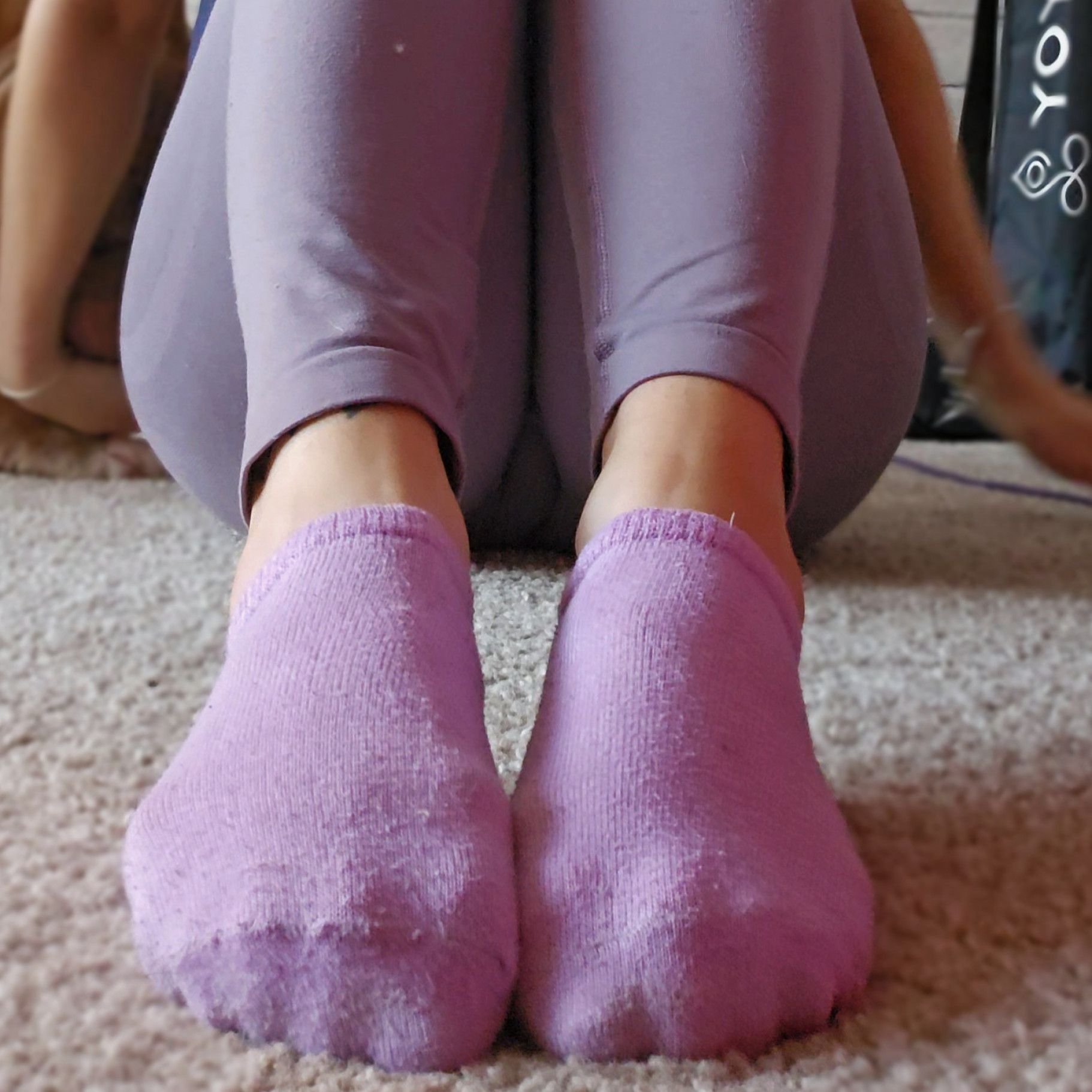 Purple Ankle Socks