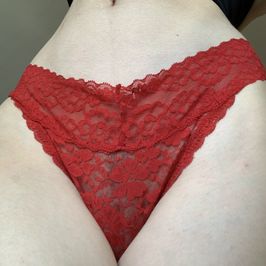 Red Lace Panties