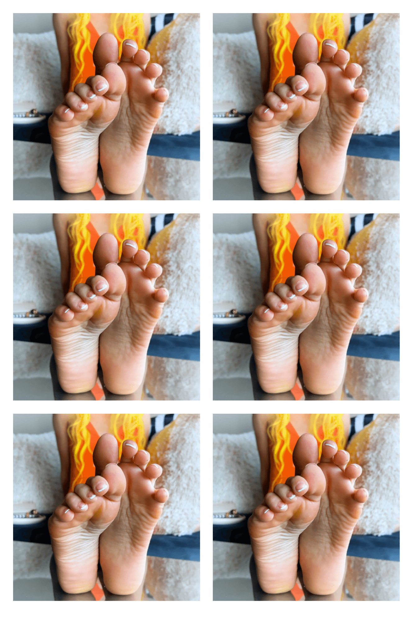 Wallet Size Feet Photos