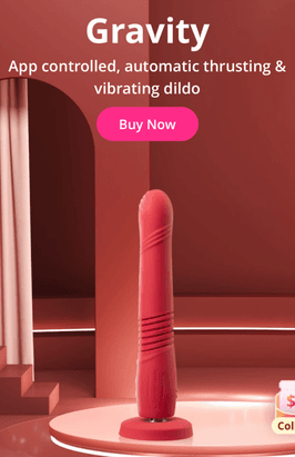 10 inch Gravity Remote Control Dildo by Lovesense