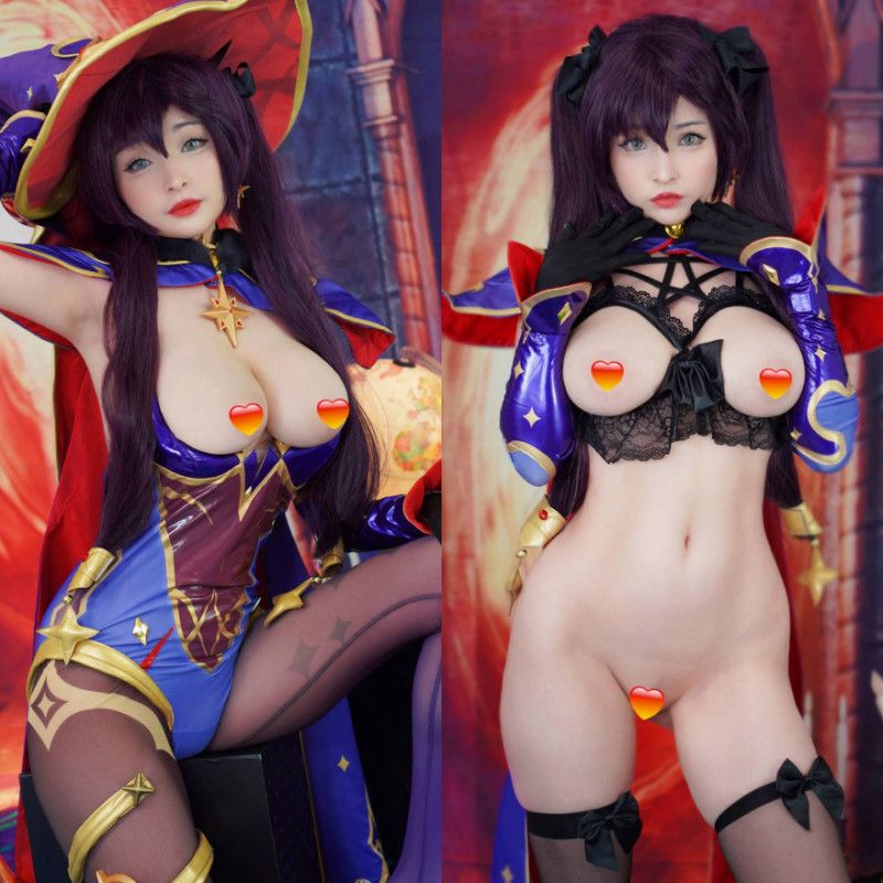 Mona Genshin cosplay set