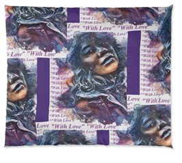 PURPLE GODESS with love comforter