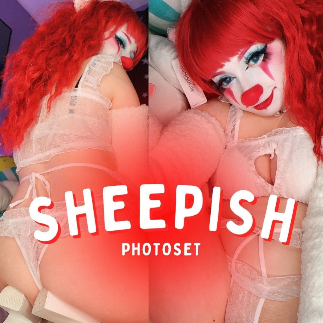 SHEEPISH lingerie tease photoset