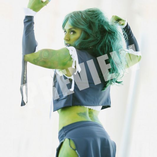 She Hulk Cosplay Print