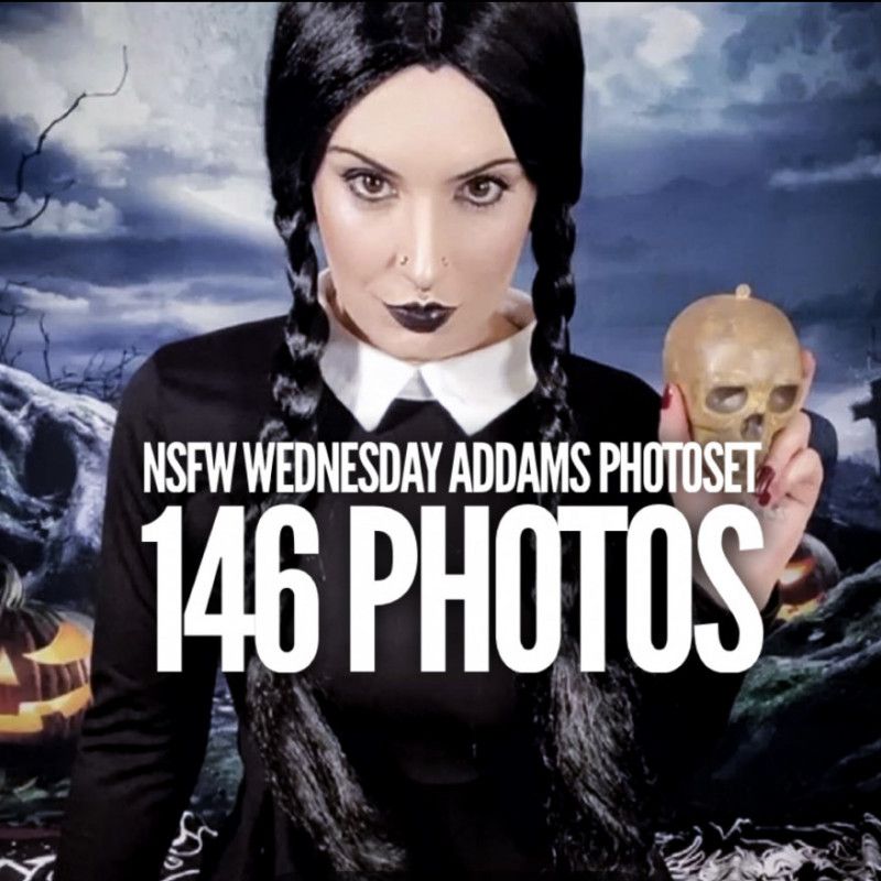 NSFW Wednesday Addams Cosplay Photoset