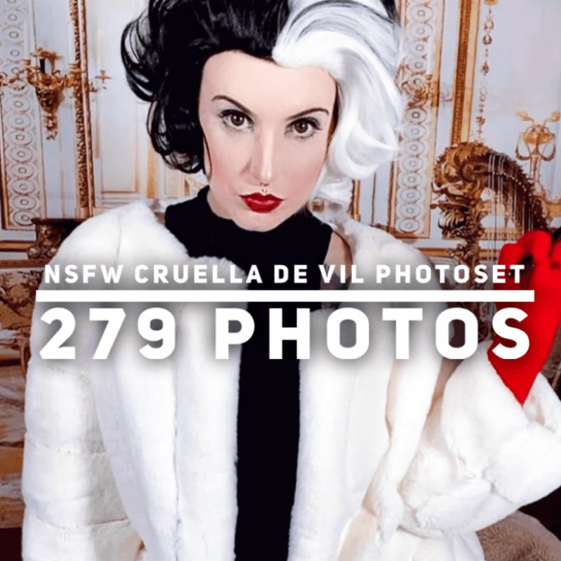 NSFW Cruella De Vil Cosplay Photoset