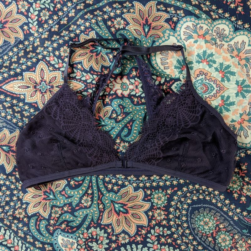 Purple Lace Bra