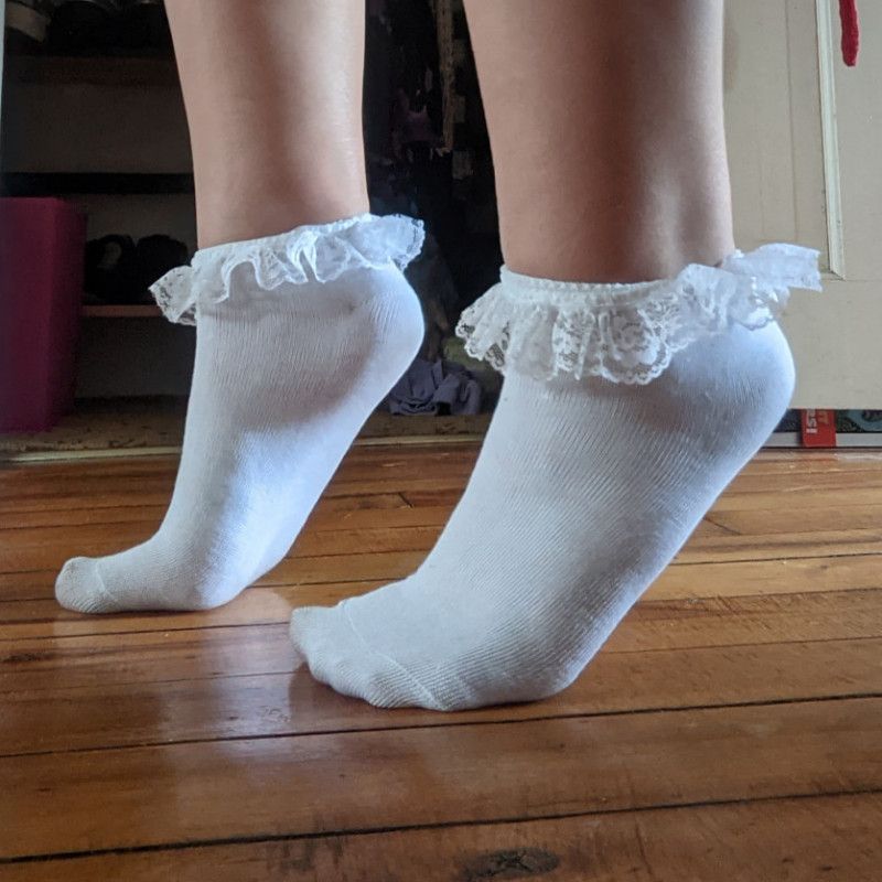 Lace Trimmed Socks