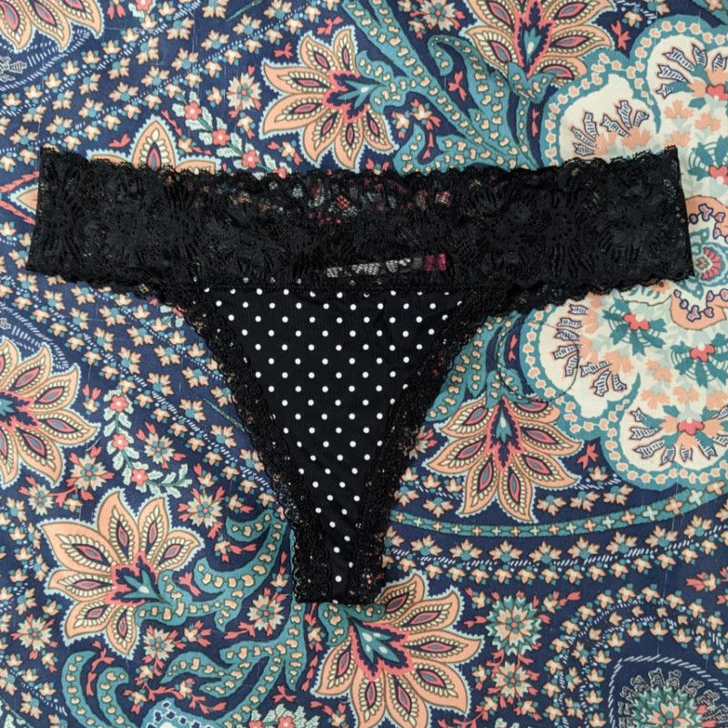 Polkadots and Lace Panties