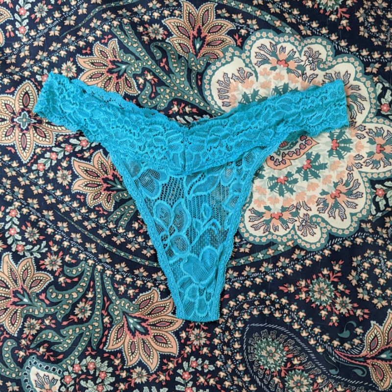 Teal Lace Panties