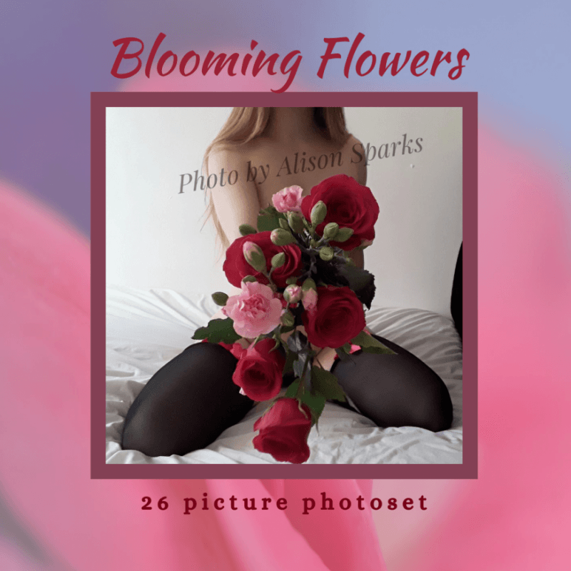 Blooming flowers photoset