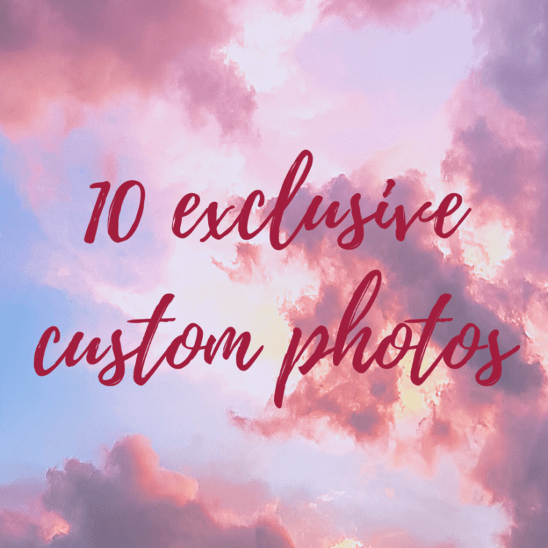 10 custom nudes for your eyes only