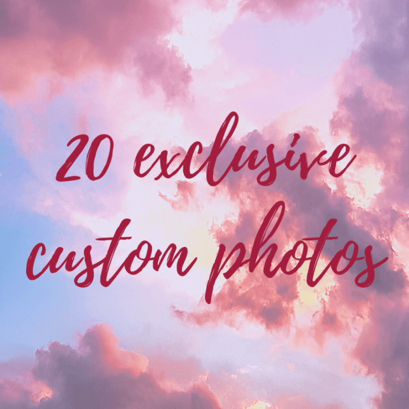 20 custom nudes for your eyes only