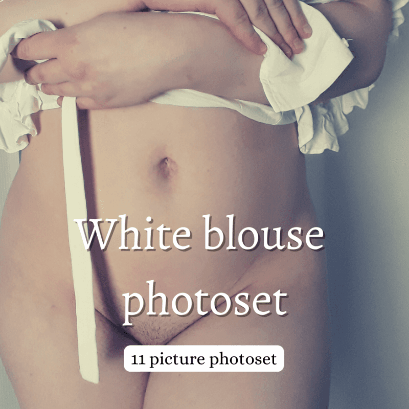 White blouse photoset