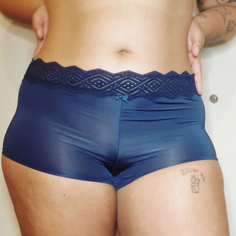 Silk boy short panties