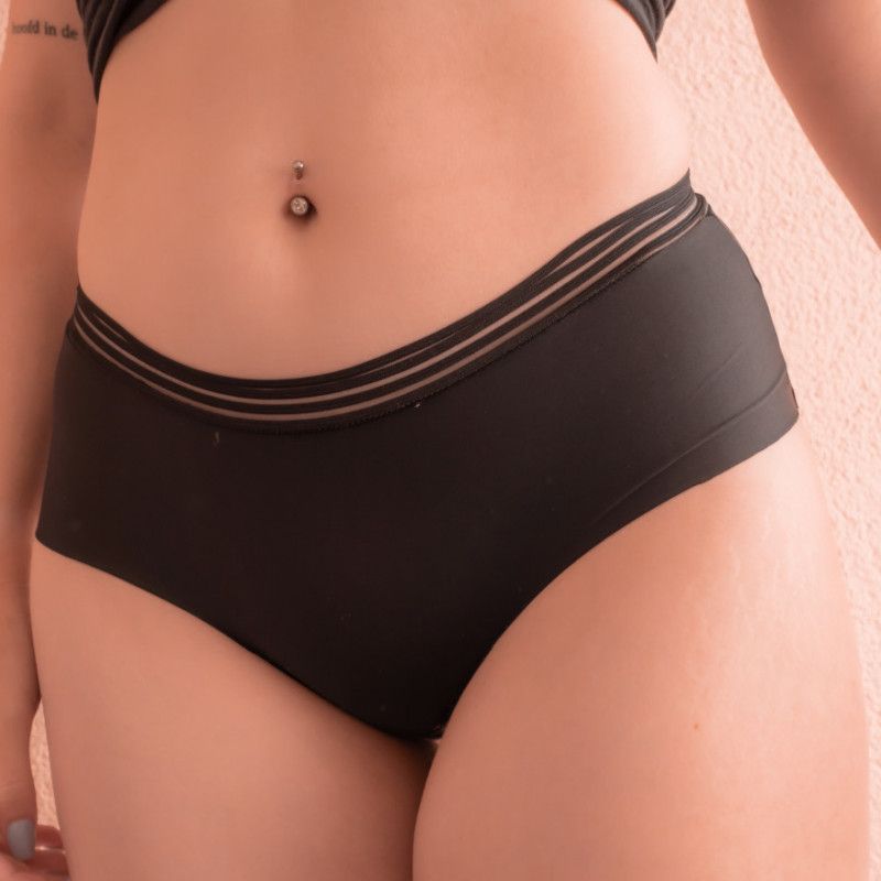 Seamless black panties