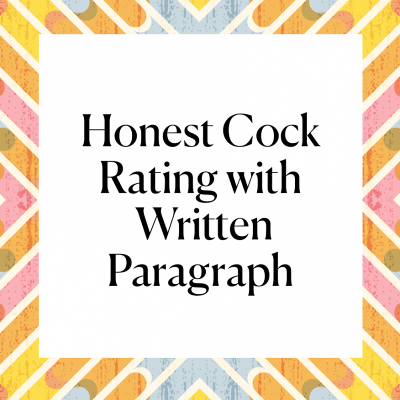 Honest Cock Rating