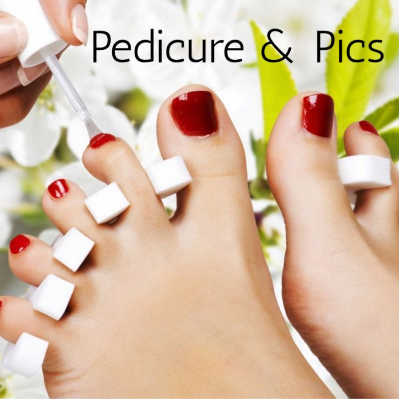 Pedicure and Pics