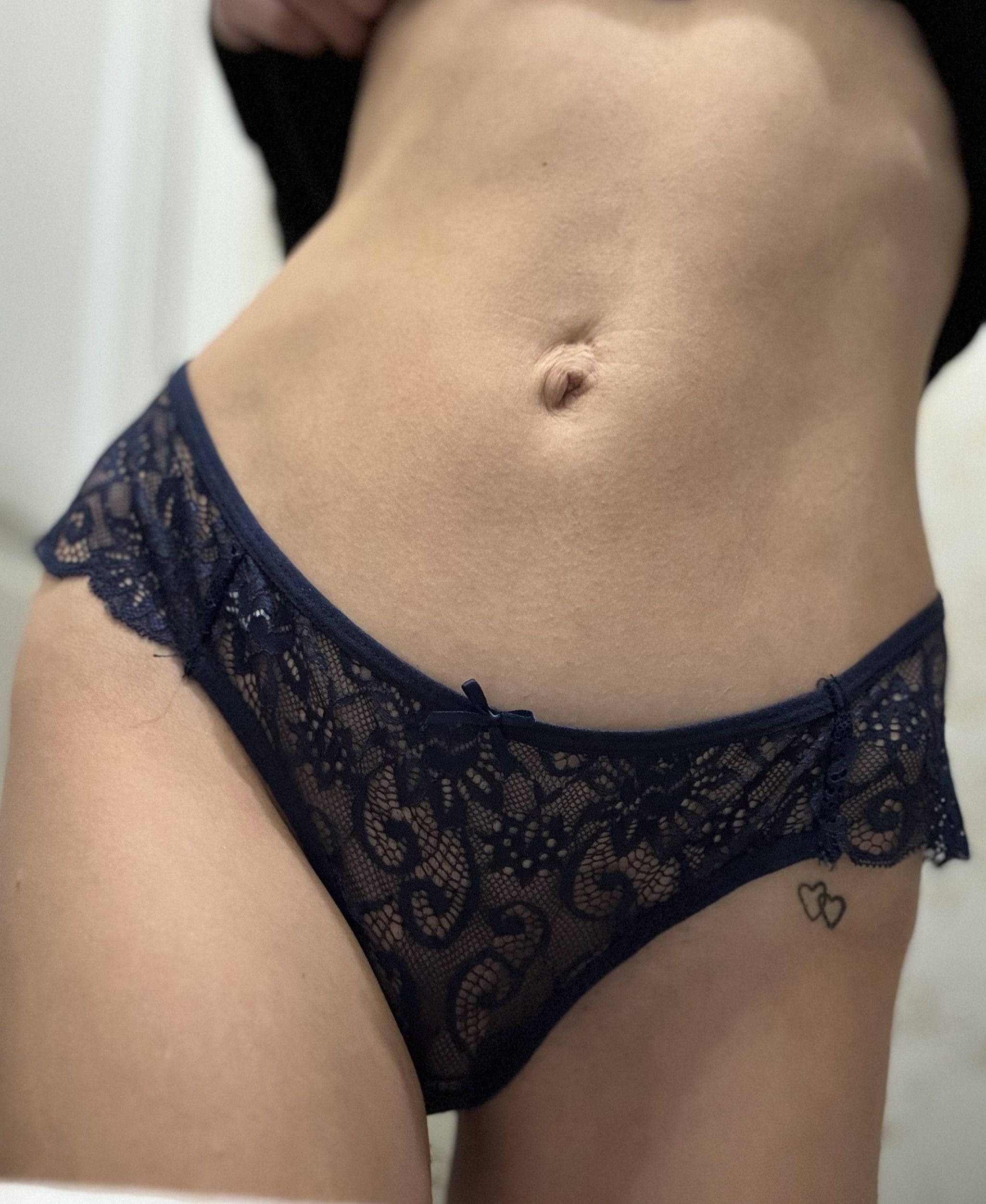 Dark blue panties