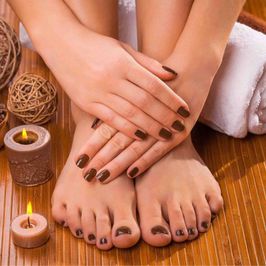 Manicure and pedicure