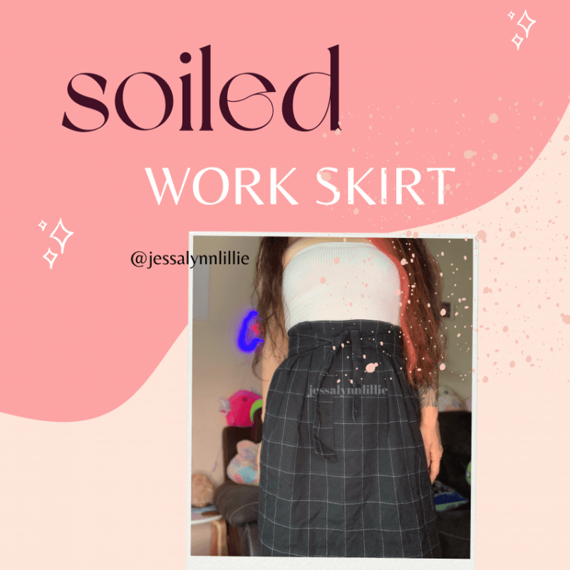 Soiled Work Skirt Worn for 4 years