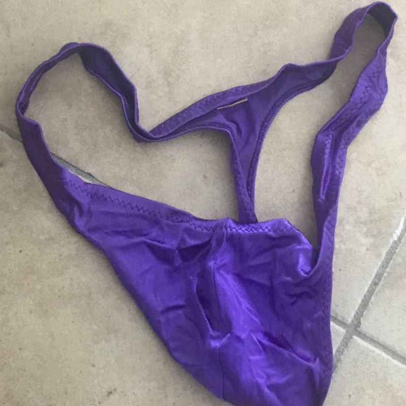 Purple thong