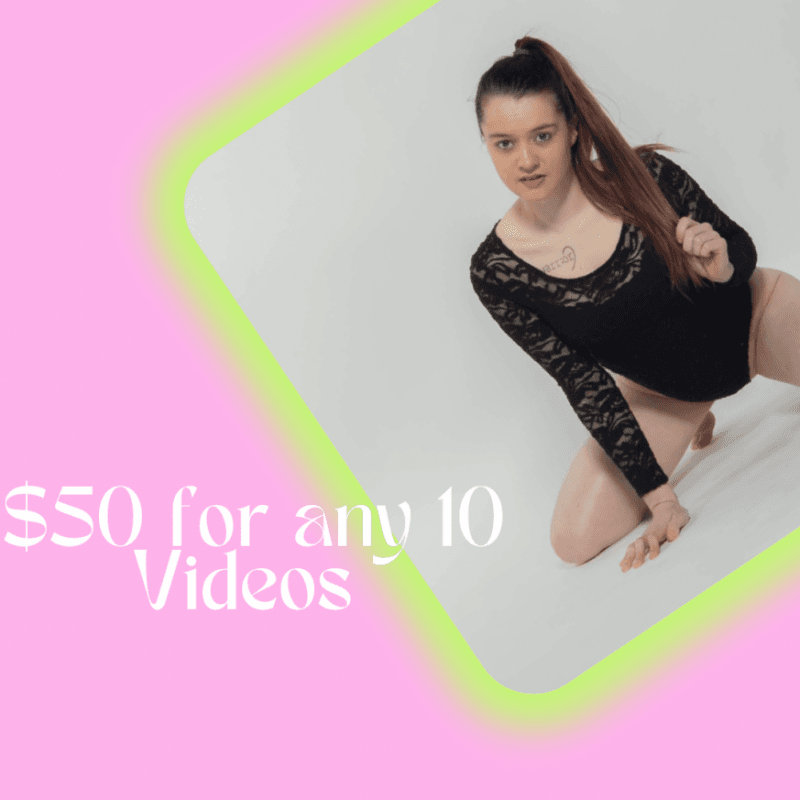 50 for any 10 Videos