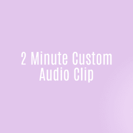 2 Minute Custom Audio Clip