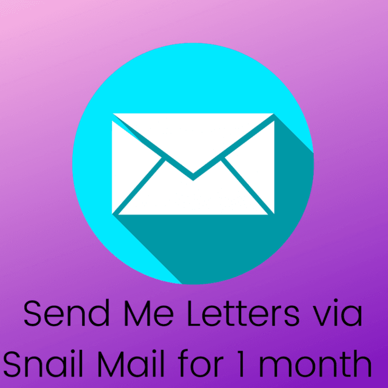 Send me letters for 1 month