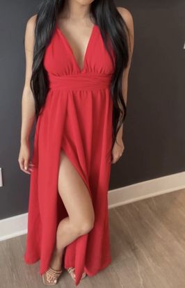 Sexy Red Maxi Dress