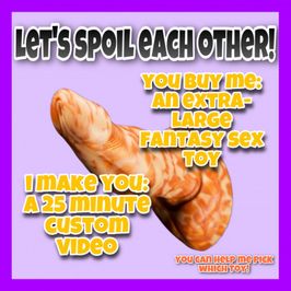 spoil me extra large fantasy toy