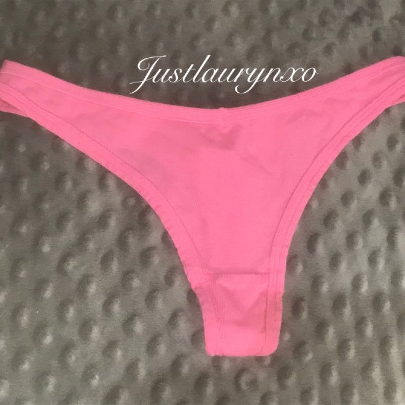 Simple Hot Pink Thong