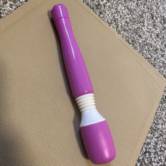 pink handheld vibrator