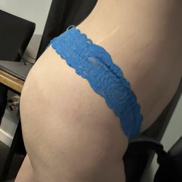 Blue panties from 110 stream