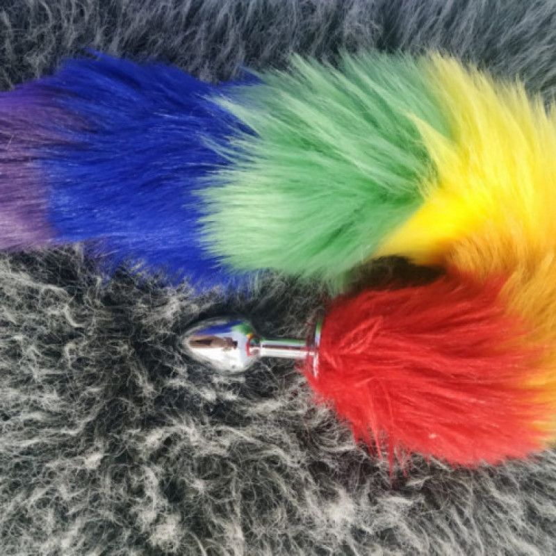 rainbow fox tail