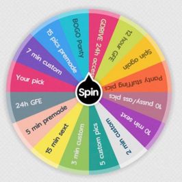 Cum Spin My Ten Dollar Wheel!