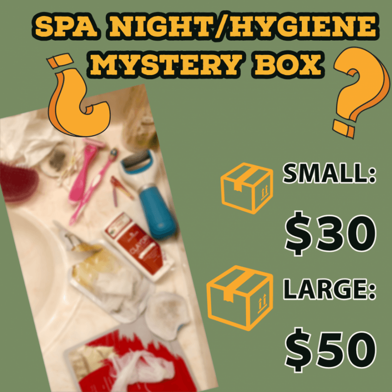 Spa Night Hygiene Mystery Boxes  SMALL