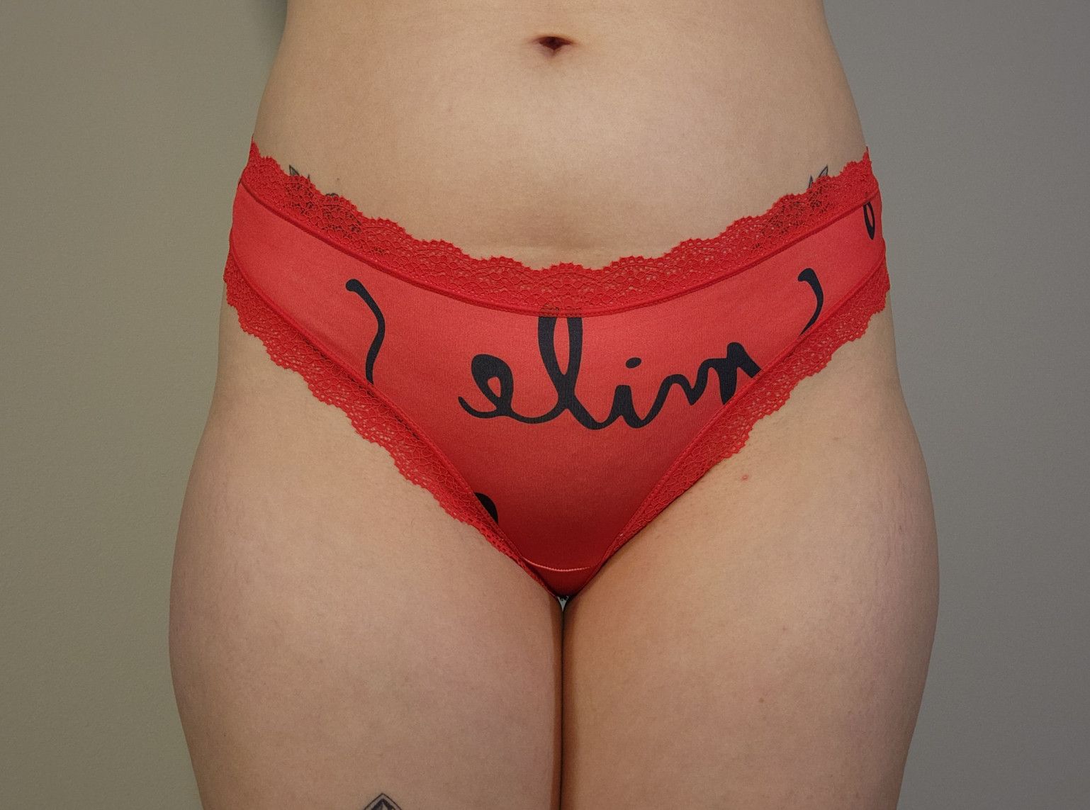 Red Smile Thong