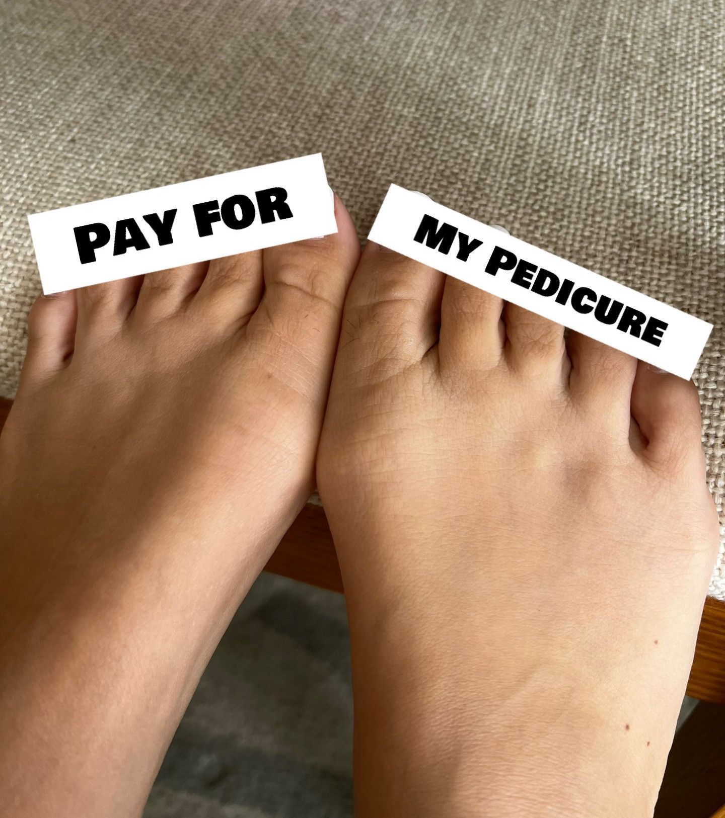 Pay for my Pedicure