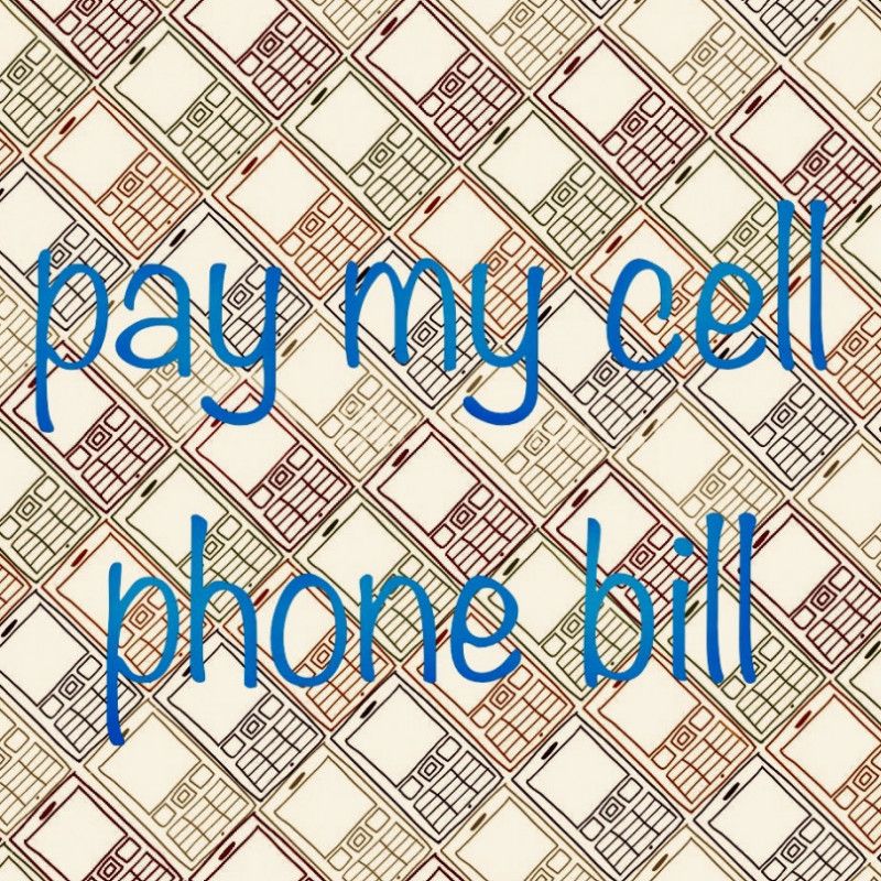 pay my cell phone bill