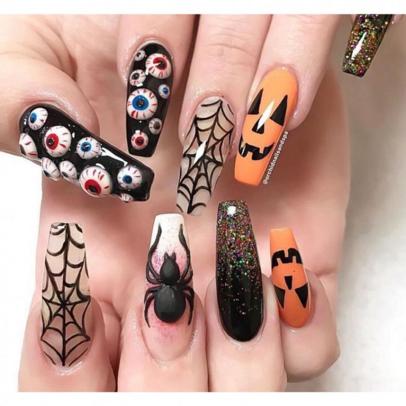 Halloween nail set