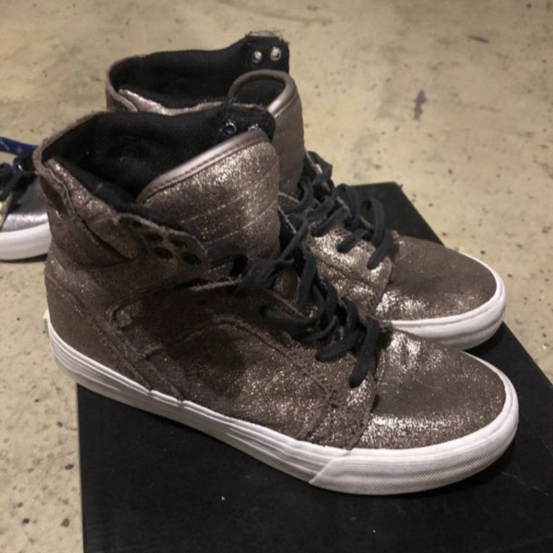 Worn out Supra shoes