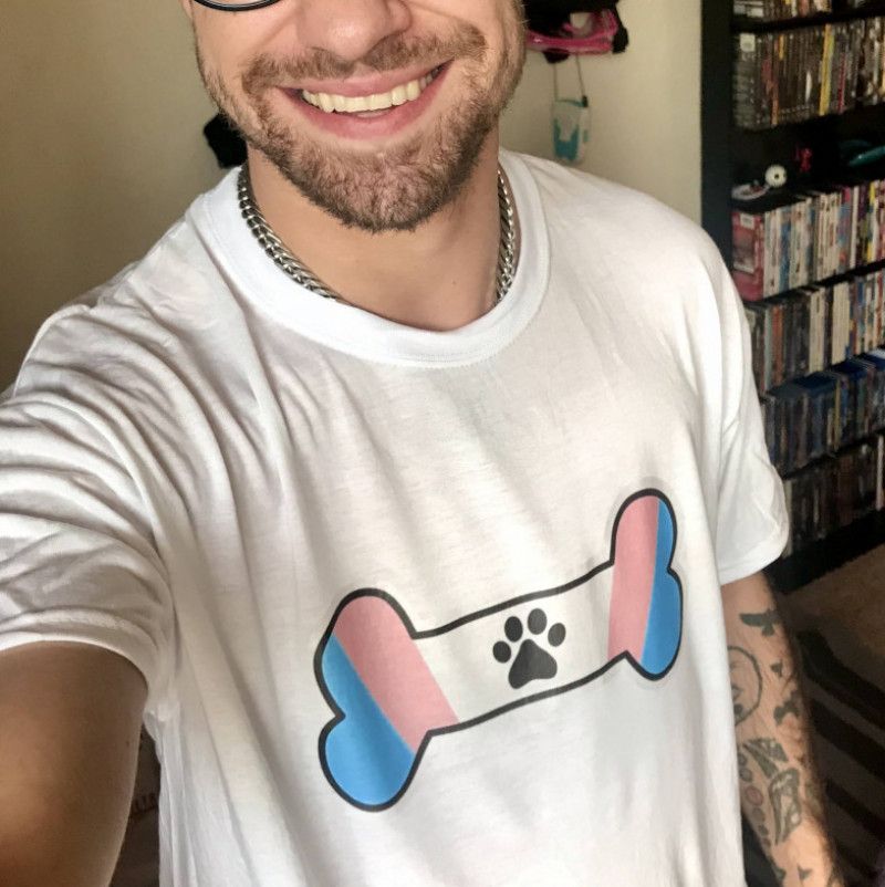 Transgender Pup Puppy Pride Shirt