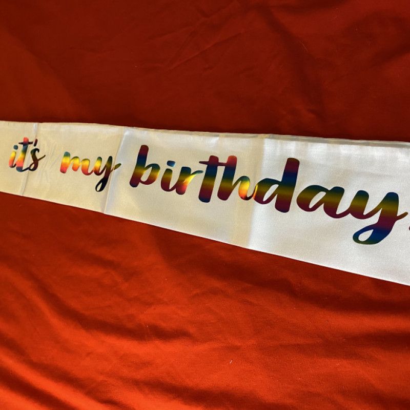 FtM Birthday Sash