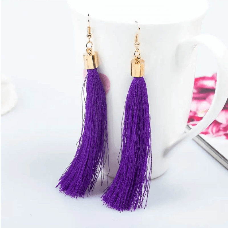 Violet earrings