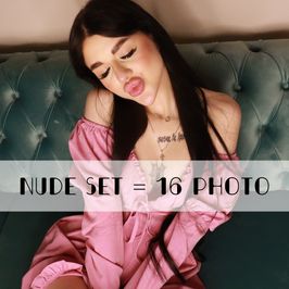 Photo set Nude in pink dress Mini