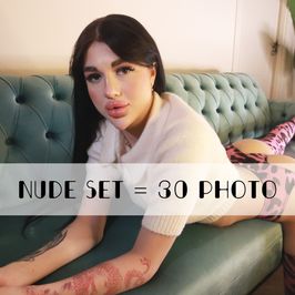 Photo set Nude in pink leopard